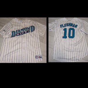 Vintage Magestic Arizona Diamond Backs Jersey Mens Size L
